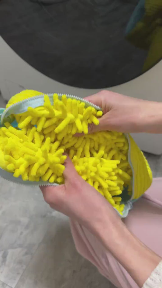Sneaker Wash Bag — Chenille-Lined, Machine Washable